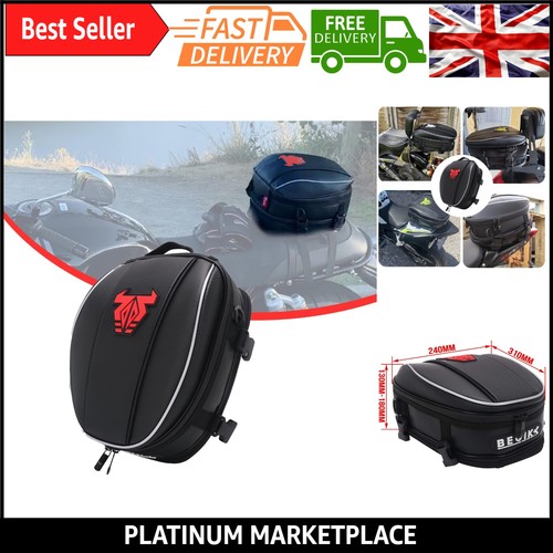 Rote motorrad hecktasche mit - rote,
